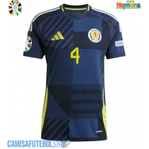 Camisa de time de futebol Escócia Scott McTominay #4 Replicas 1º Equipamento Europeu 2024 Manga Curta
